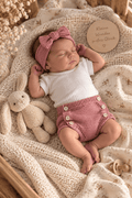 OYKAMI Baby Strick Set Bloomer – Rosa - OYKAMI in a box