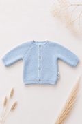 OYKAMI Baby Strickjacke – Organic Cotton - Hellblau - OYKAMI in a box