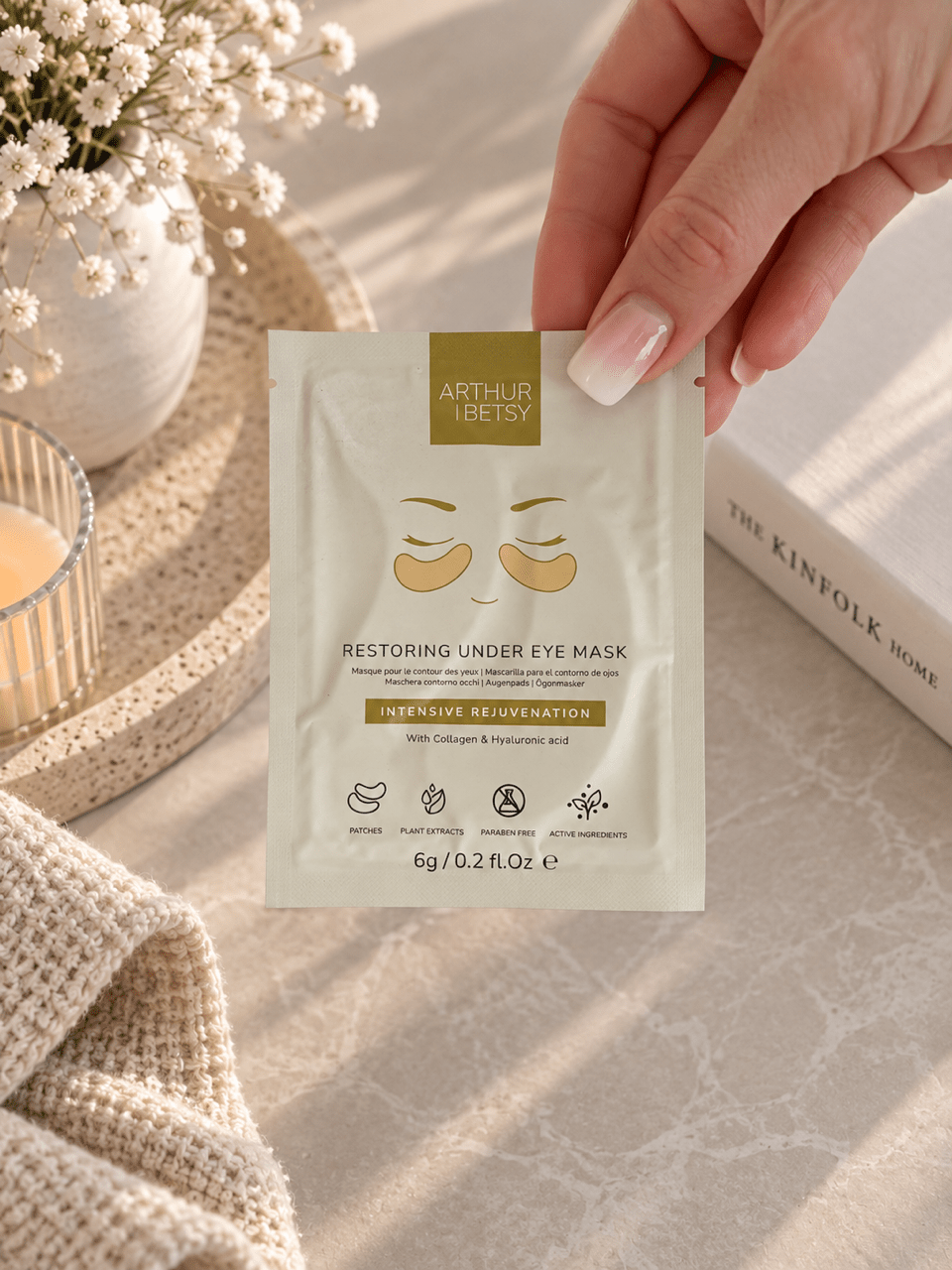 Regenerierende Augenpads – Intensive Rejuvenation - OYKAMI in a box