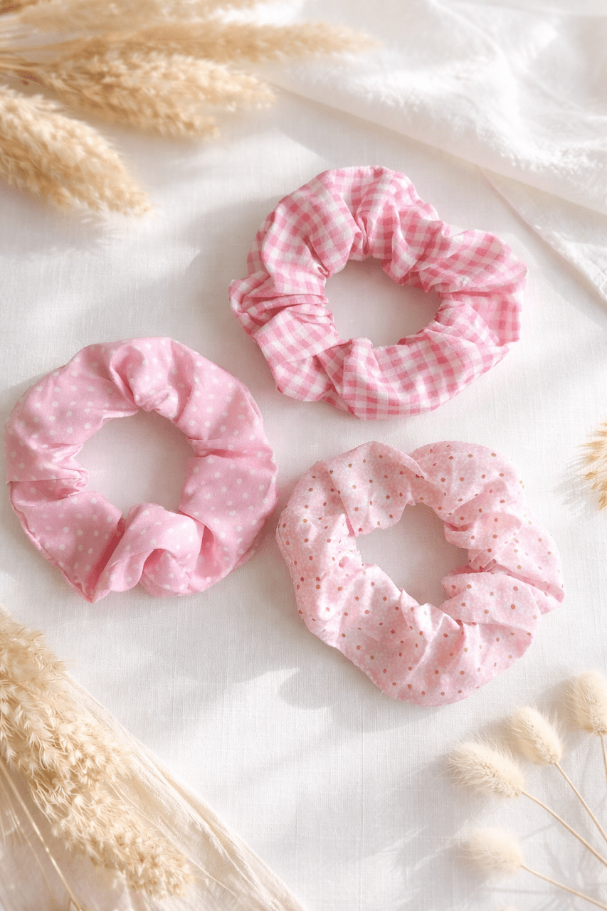 Scrunchie Set „Blush Moments“ (3er Set) - OYKAMI in a box
