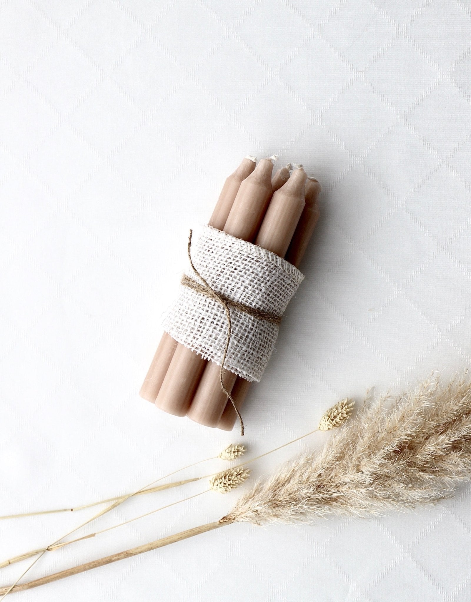 Stabkerzen - Set 5 Stück Altrosa - OYKAMI in a box