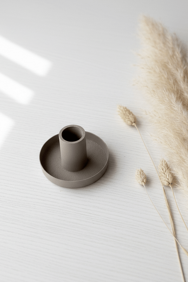 Stabkerzenhalter Beige - OYKAMI in a box
