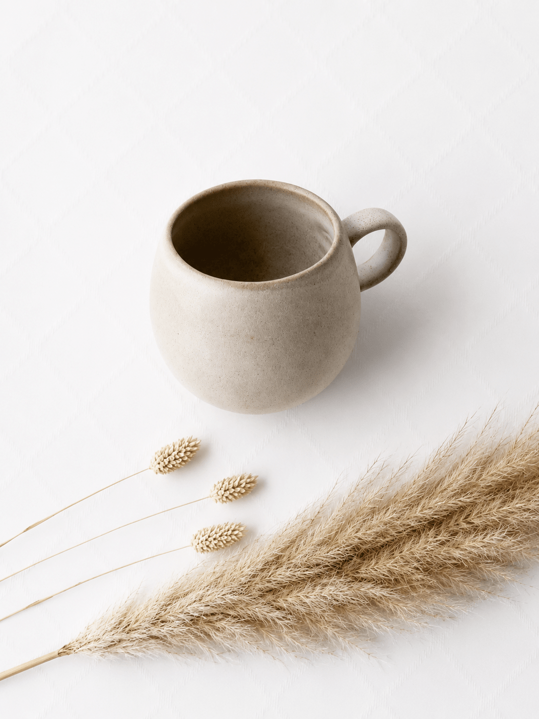 Steingut Tasse beige - OYKAMI in a box
