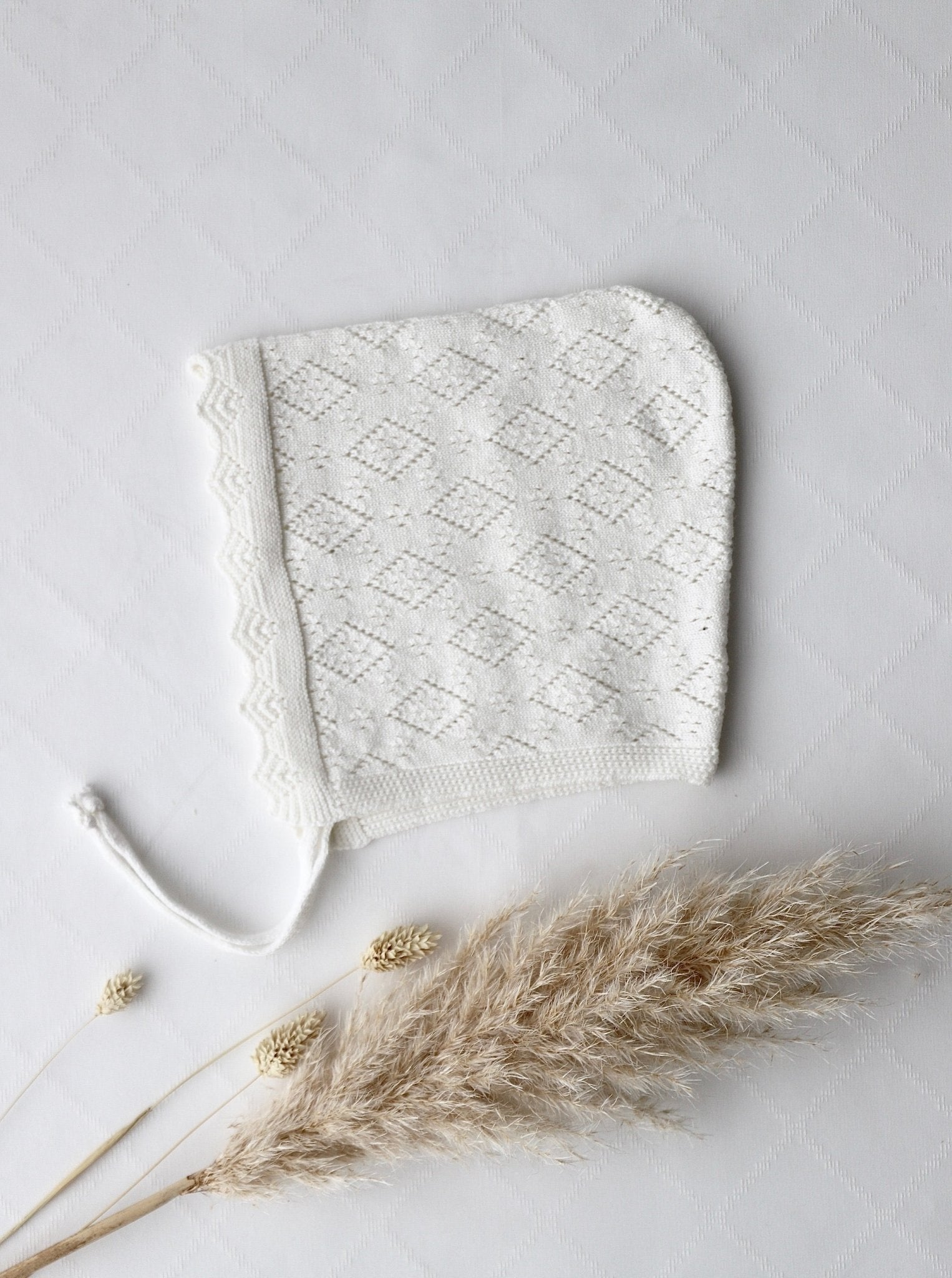 Strick - Mütze weiss - OYKAMI in a box