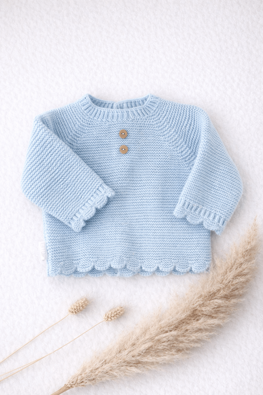 Strickpullover mit Holzknöpfen - OYKAMI in a box