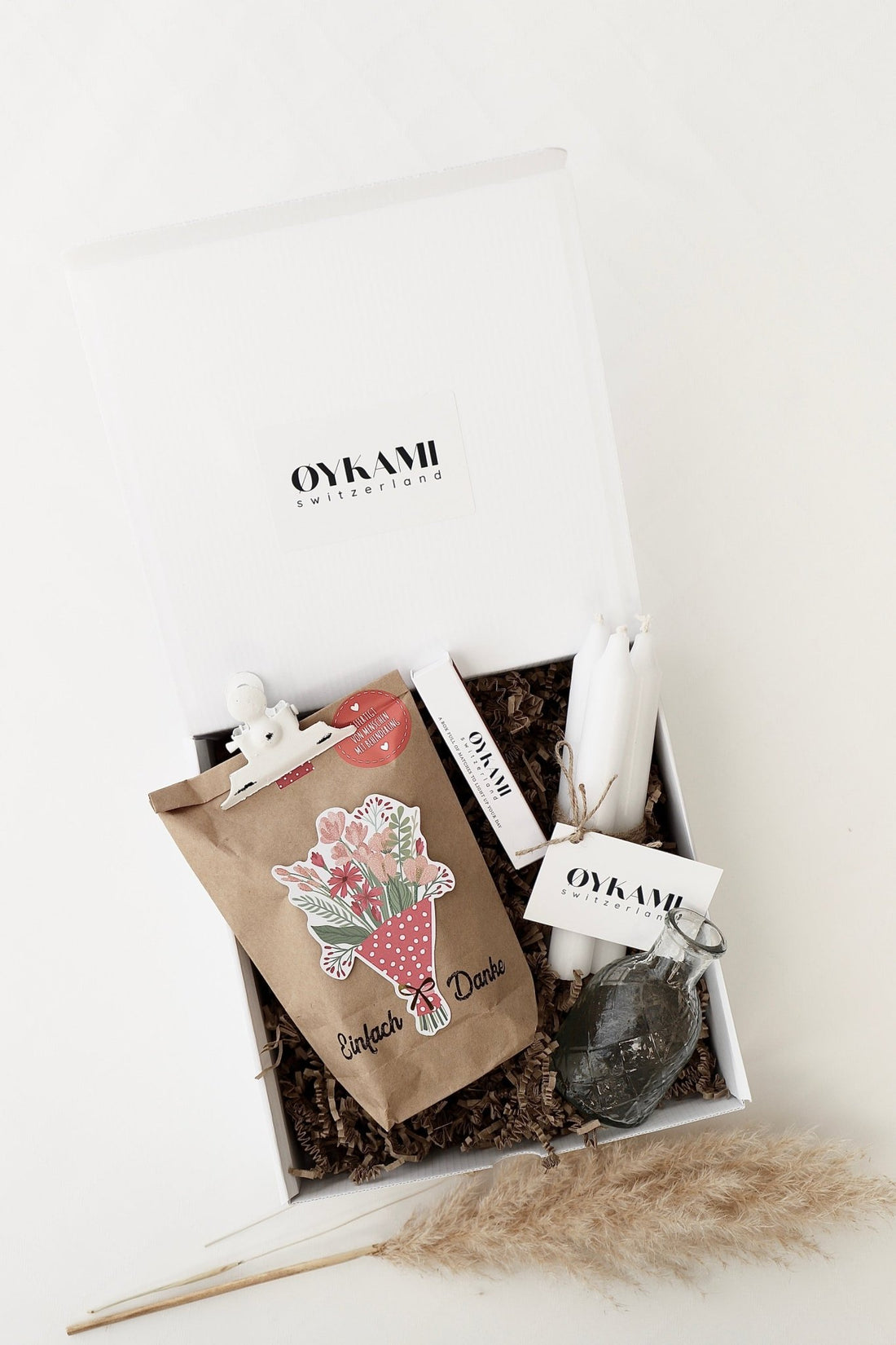 Überraschungs Geschenkbox "Einfach Danke" - Wundertüte mit Blumensamen - OYKAMI in a box