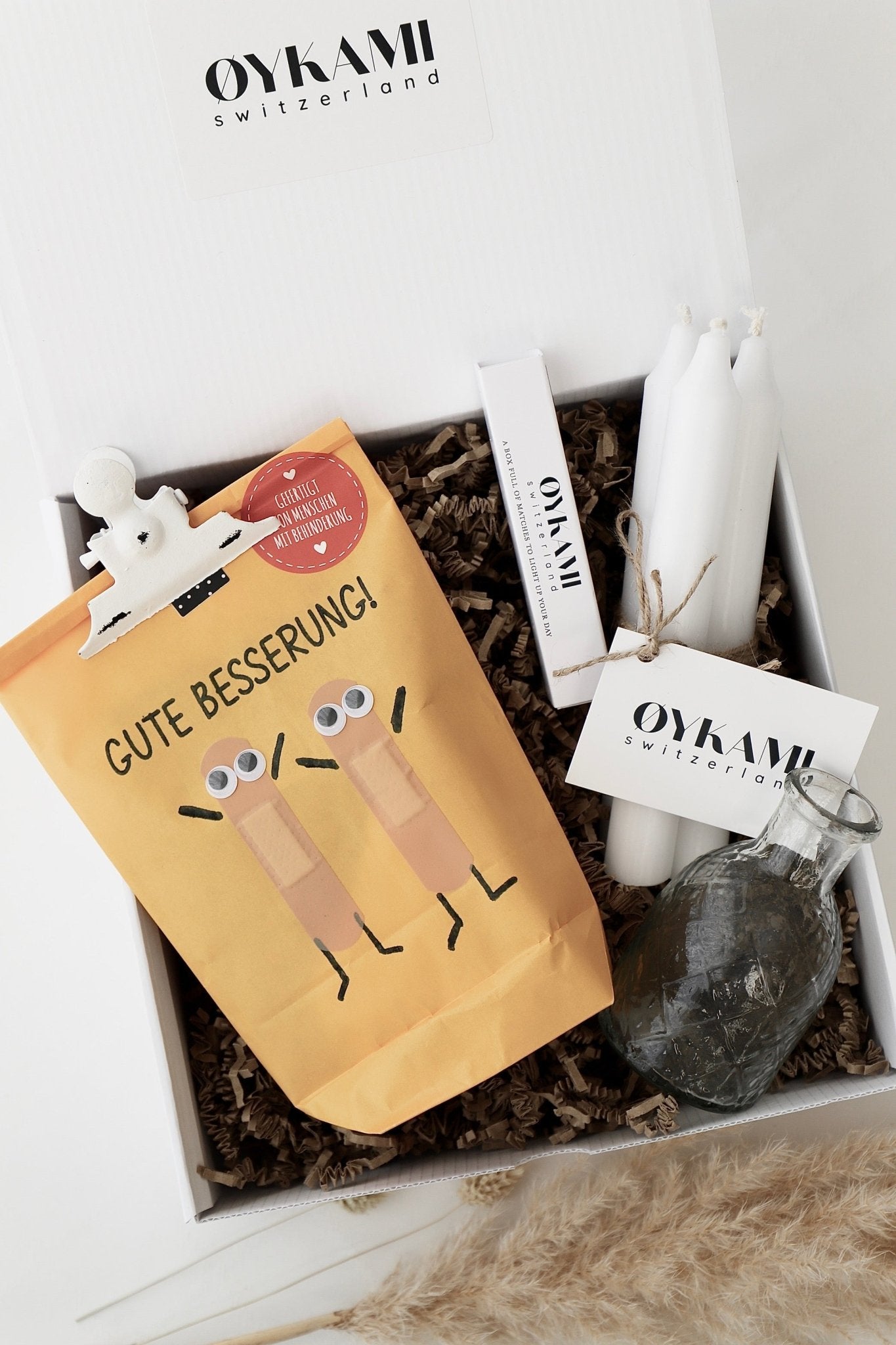 Überraschungs Geschenkbox "Gute Besserung" - Wundertüte mit ganz viel Liebe - OYKAMI in a box