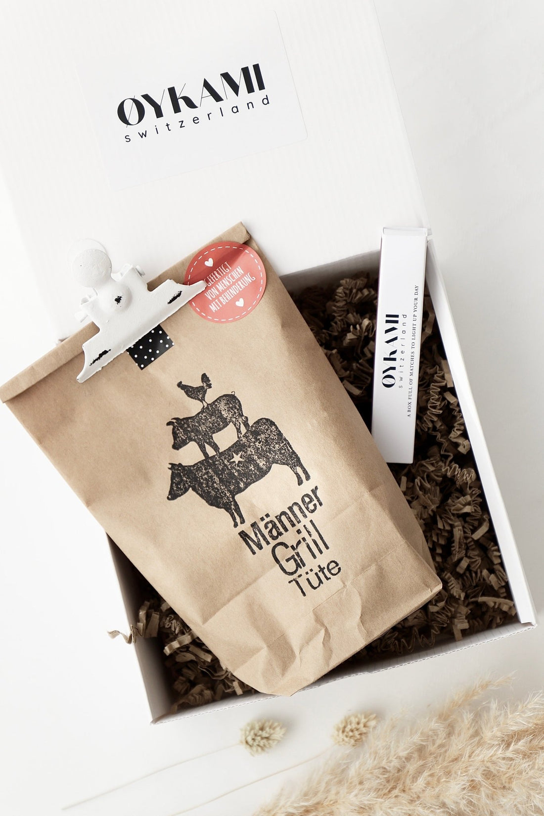 Überraschungs Geschenkbox "Männer Grilltüte" - Wundertüte für den Grillabend - OYKAMI in a box