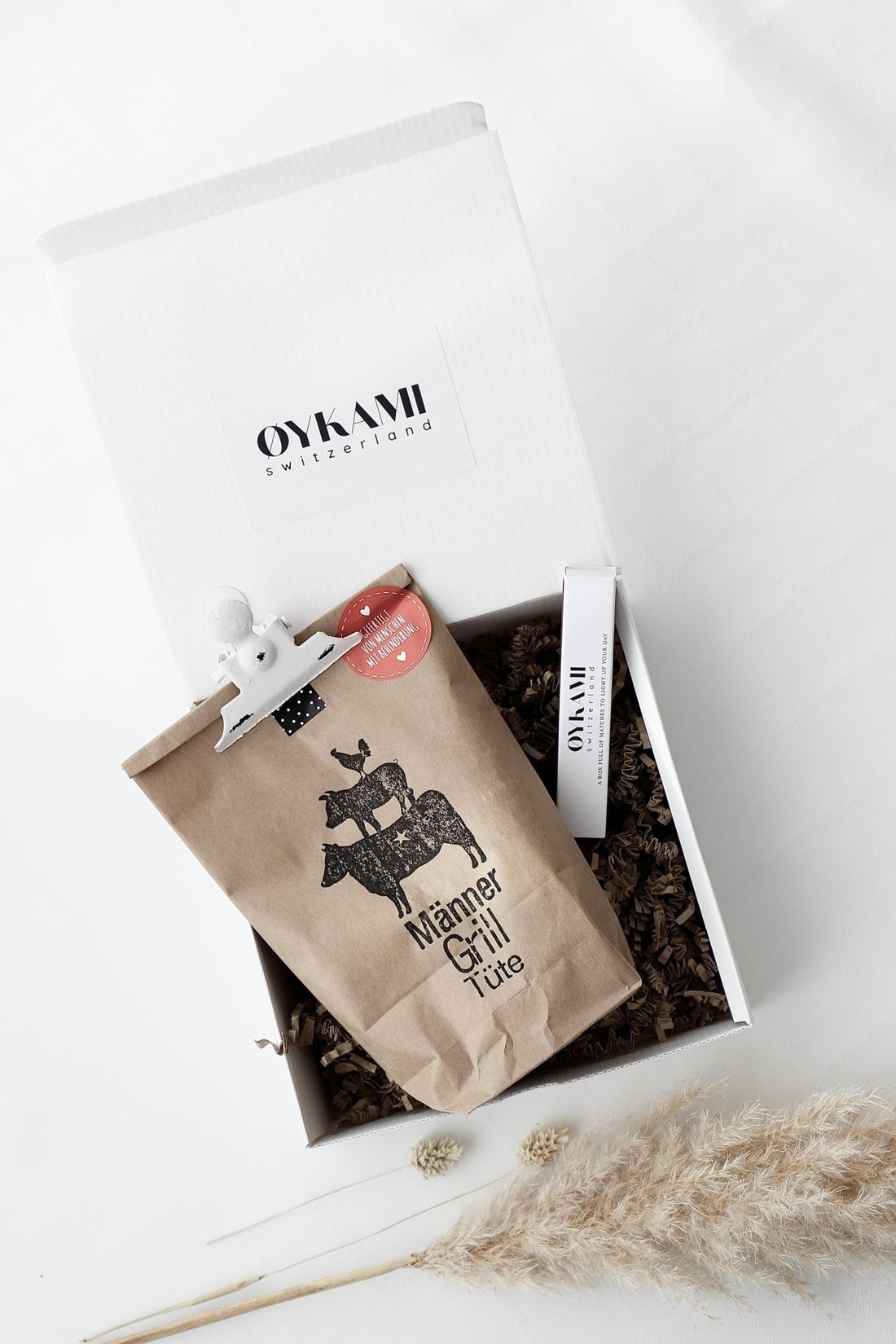 Überraschungs Geschenkbox "Männer Grilltüte" - Wundertüte für den Grillabend - OYKAMI in a box