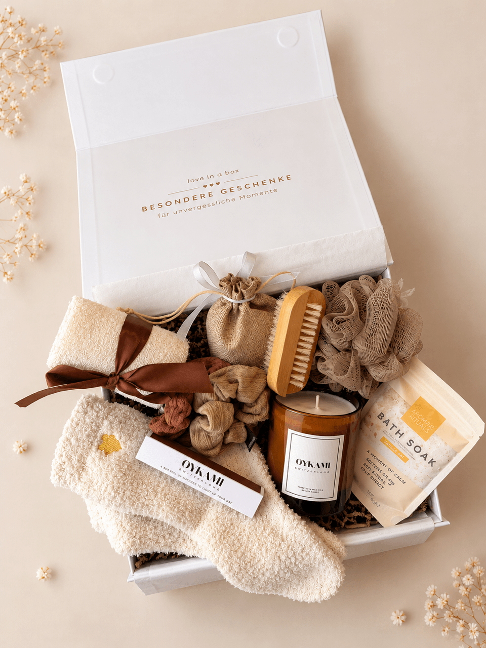 VANILLA GLOW – Geschenkbox für Frauen - OYKAMI in a box
