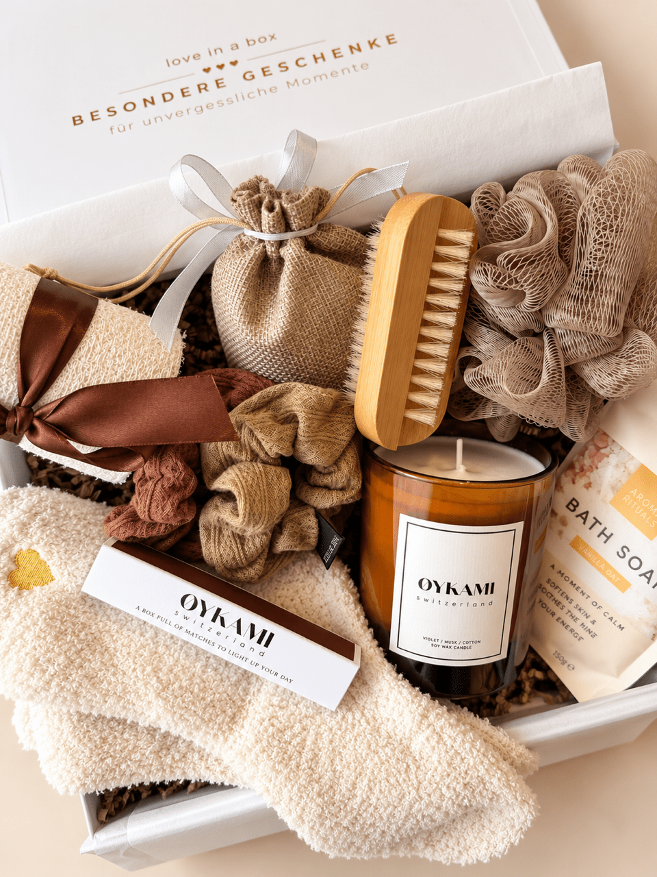 VANILLA GLOW – Geschenkbox für Frauen - OYKAMI in a box