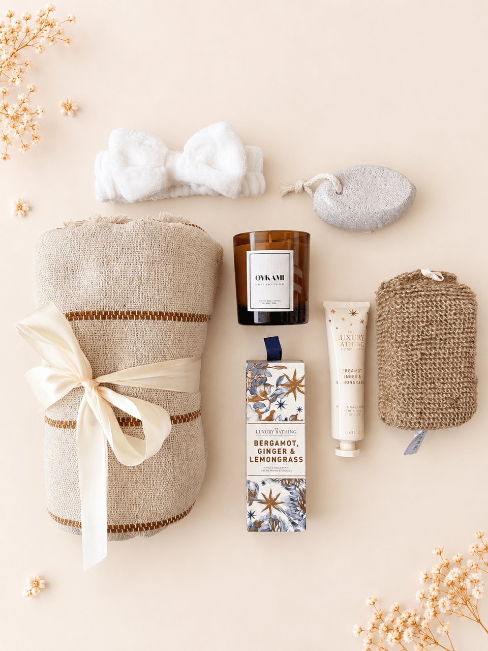 Wellness Geschenkbox «Golden Serenity» – Entspannung & Wohlfühlmomente - OYKAMI in a box