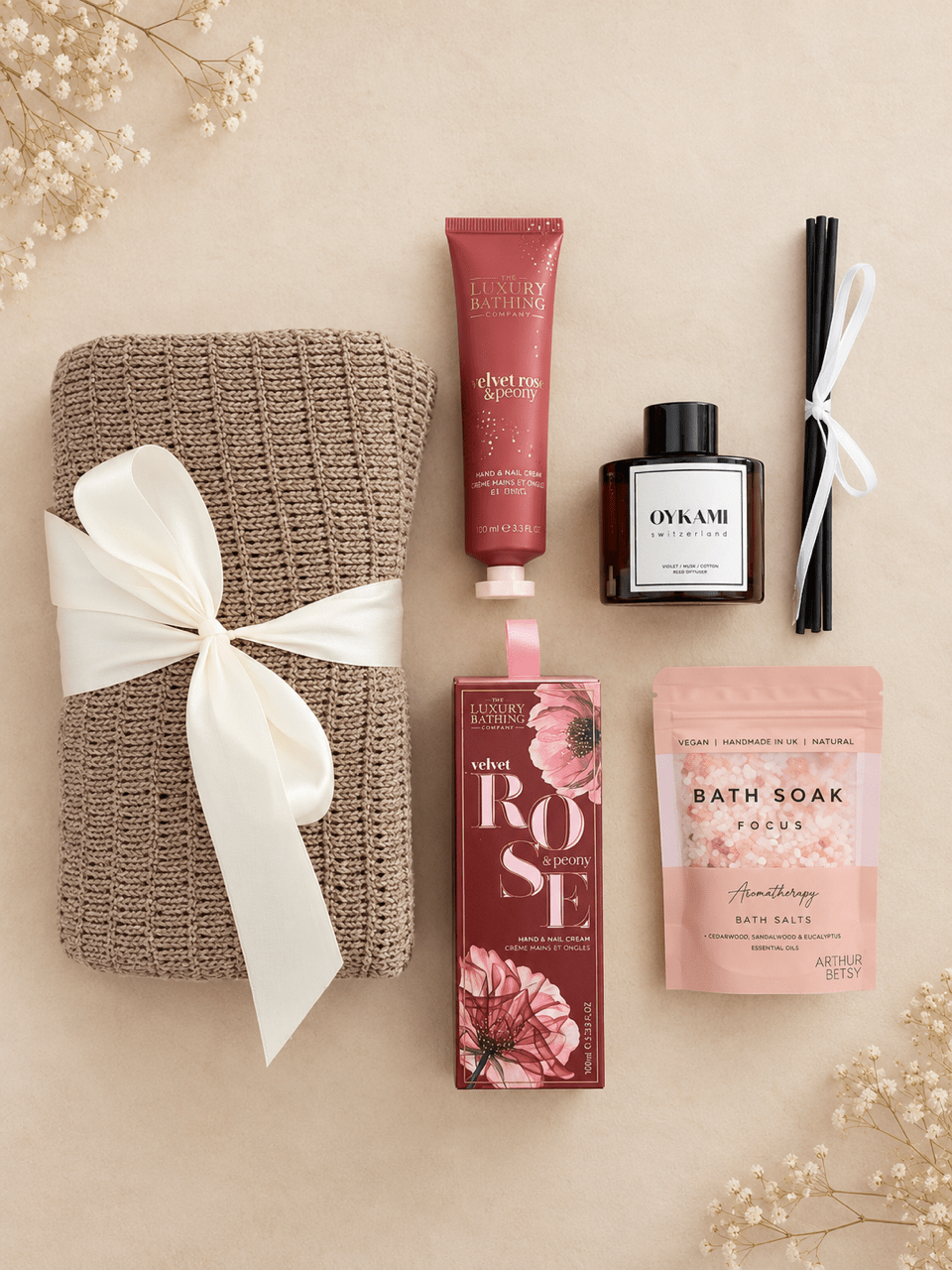 Wellness Geschenkbox «Velvet Rose» – Verwöhnmomente mit Stil - OYKAMI in a box