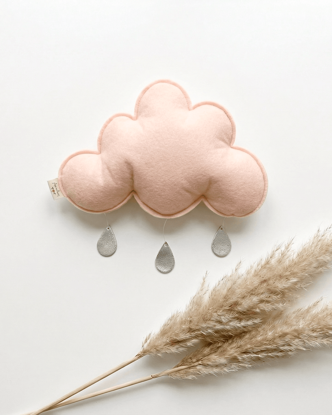 Wolken Kissen (Rosé/orange mit Silbertropfen) - OYKAMI in a box